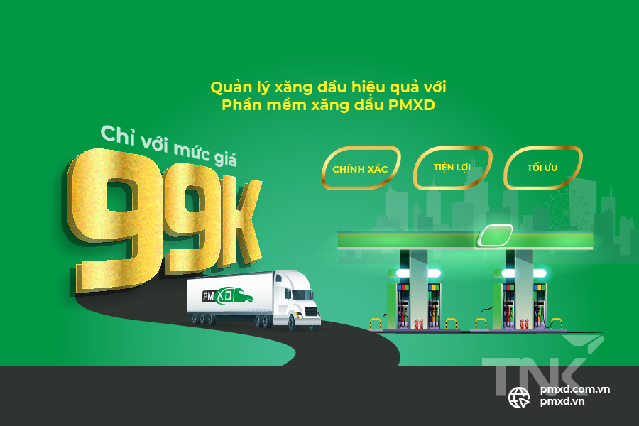 Giá phần mềm quản lý xăng dầu PMXD