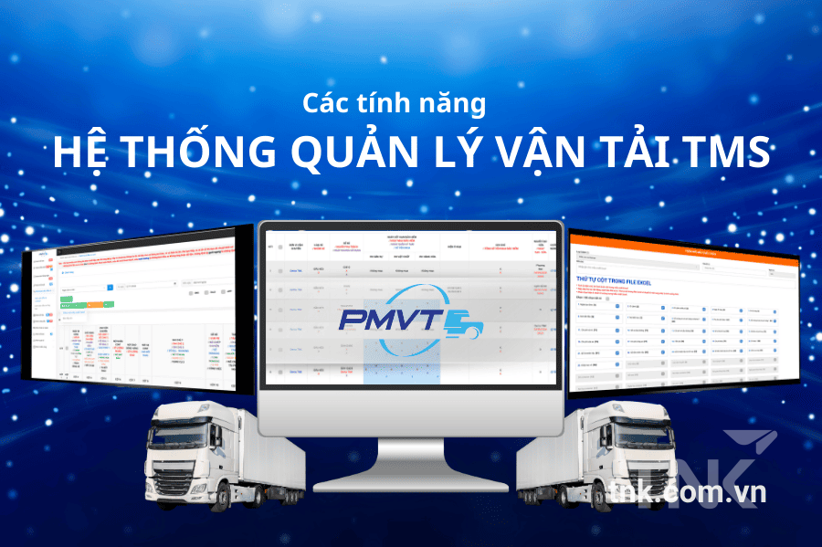 Các tính năng hệ thống vận tải tms