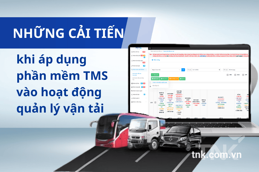 Cải tiến khi áp dụng phần mềm TMS